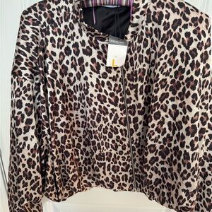 Primark Women's Animal Print Bomber Jacket